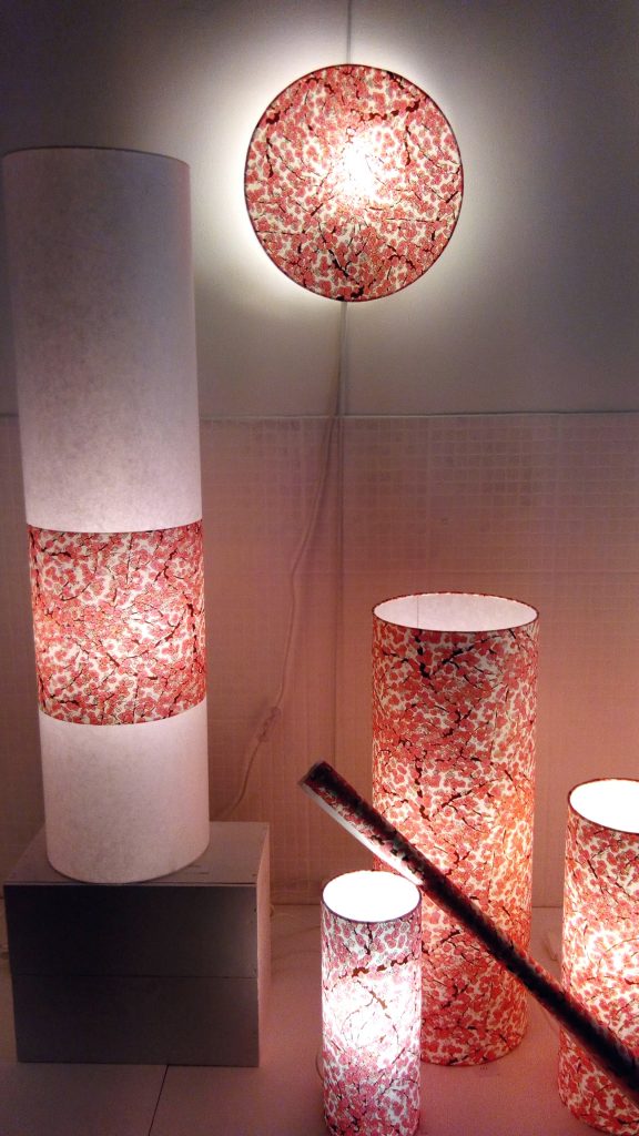 lampe en papier japonais