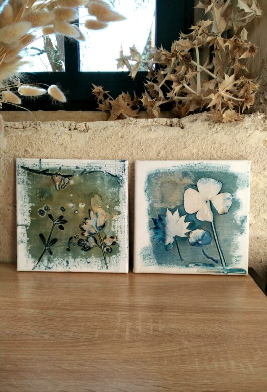 Cyanotype aux trois feuilles – Image 3