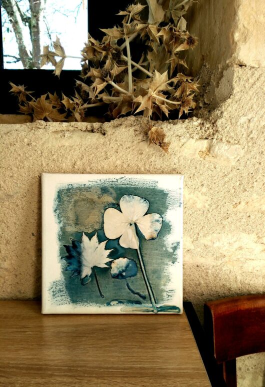 Cyanotype aux trois feuilles – Image 2