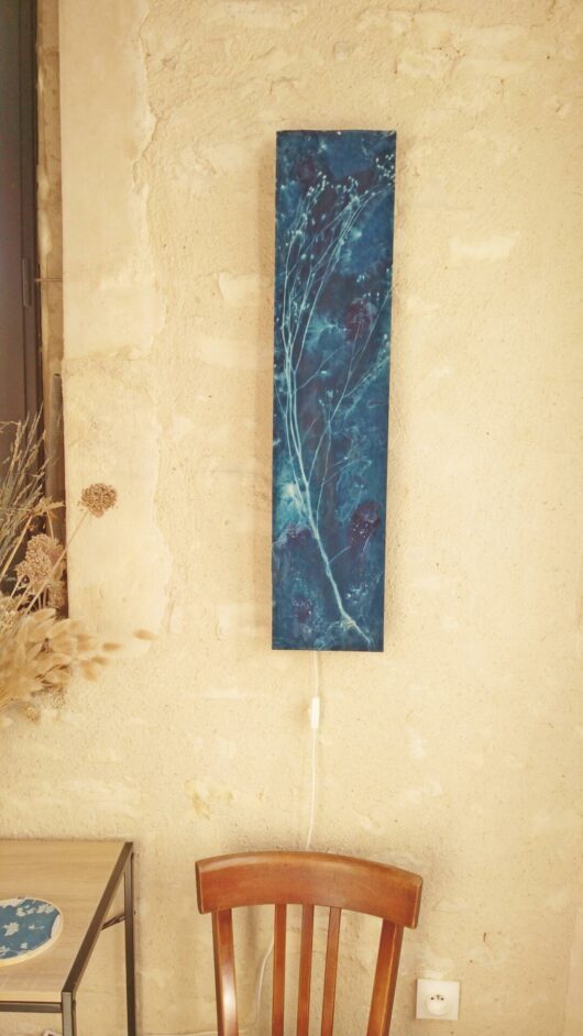 Cyanotype sur tableau lumineux à la lampsane – Image 3