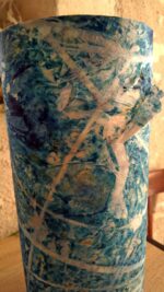 Lampe en cyanotype ouvertures végétales – Image 5