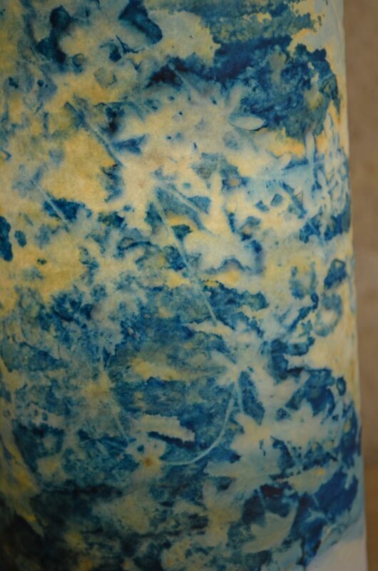 Lampe en cyanotype "les Nymphéas" – Image 4