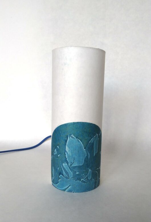 Lampe "lys" en cyanotype – Image 6