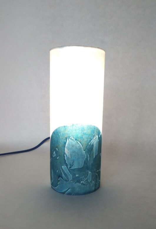 Lampe "lys" en cyanotype – Image 2