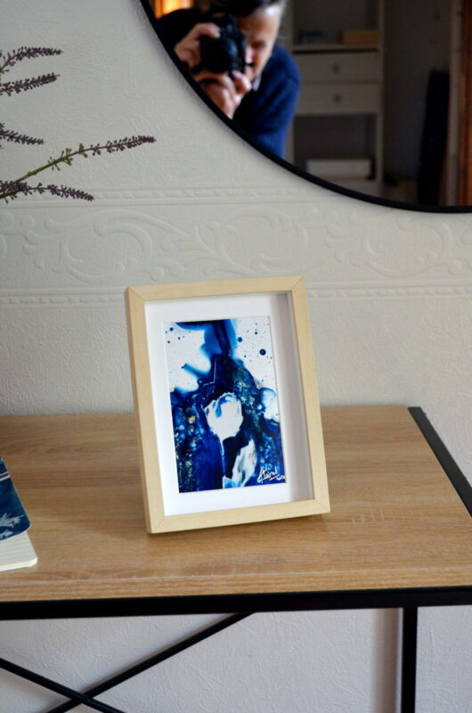 Cyanotype à la rose