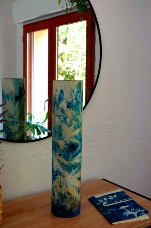 Lampe en cyanotype au chanvre – Image 3