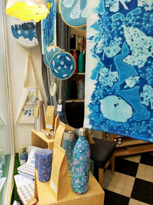 Cyanotype "bulle de bonheur" à la guimauve – Image 2