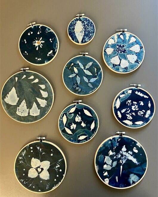 Cyanotype "bulle de bonheur" à la guimauve – Image 3